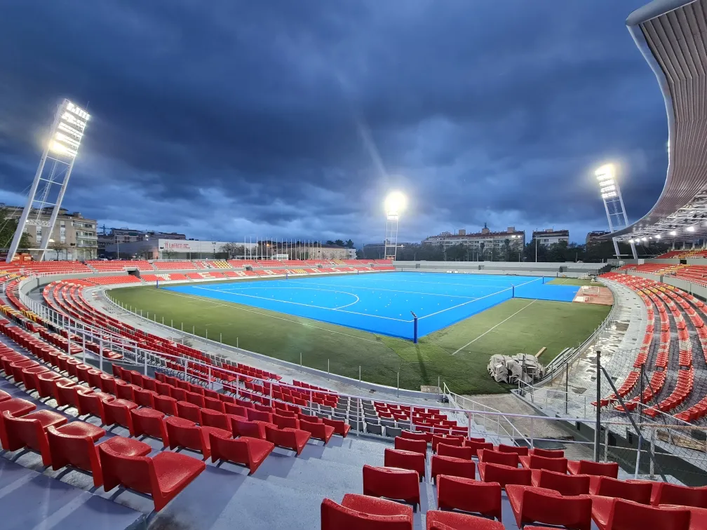 Sports light of Barcelona，Spain, Football Field