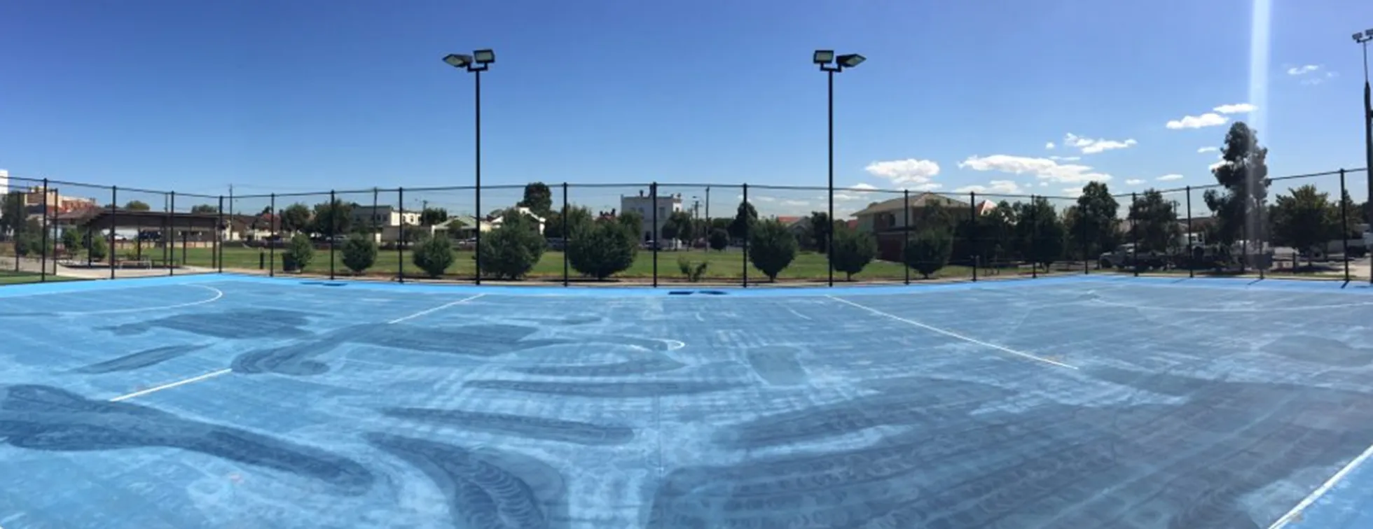 Tennis Court,London, UK Banner