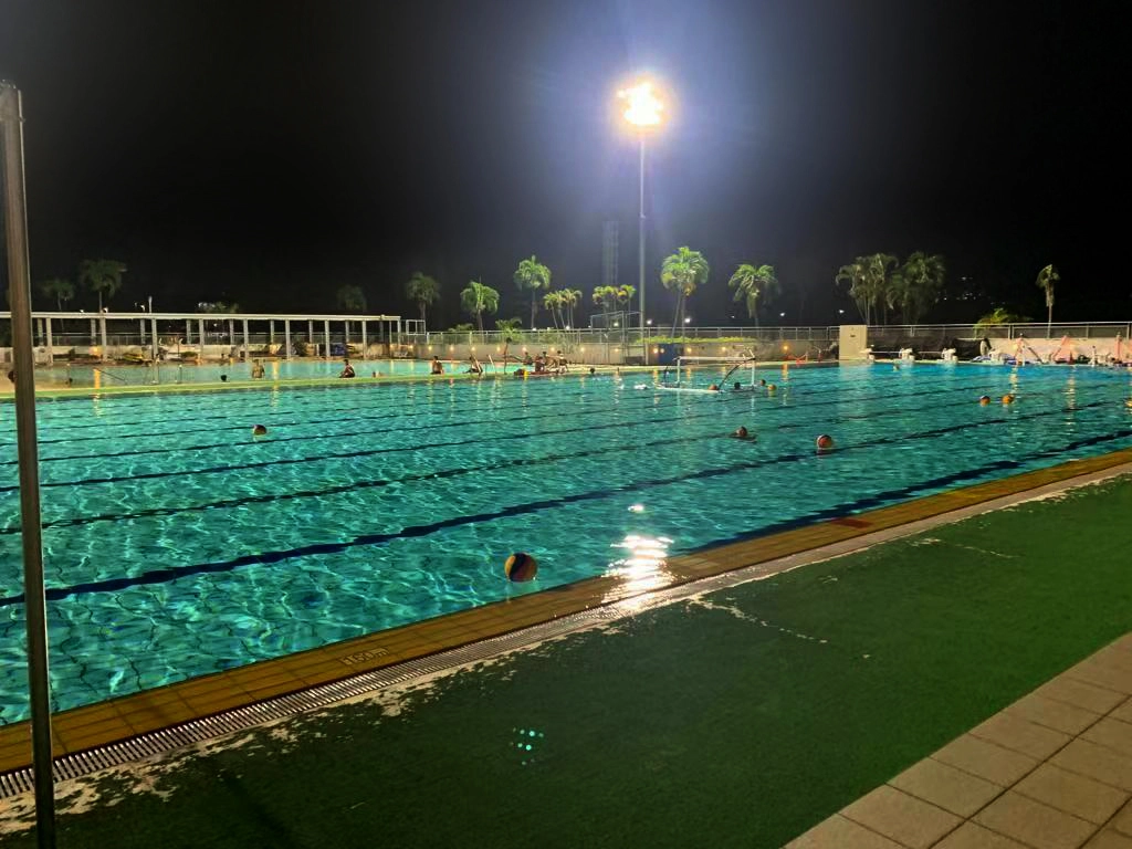 swimming pool in Warsaw, Poland