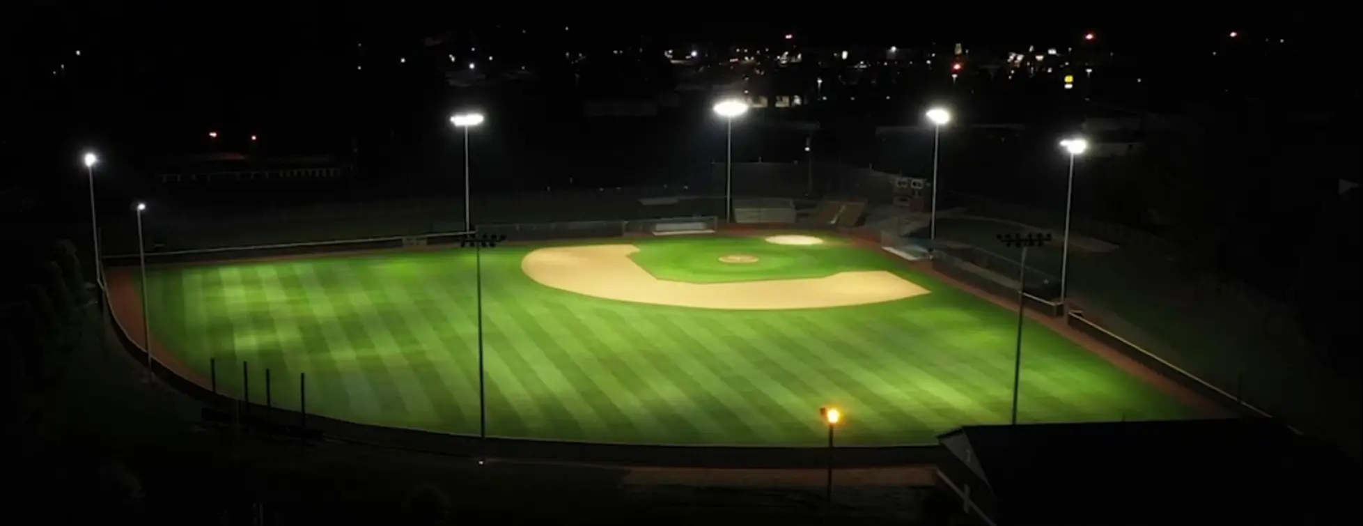 Alexander Central High School Baseball Field in USA Banner