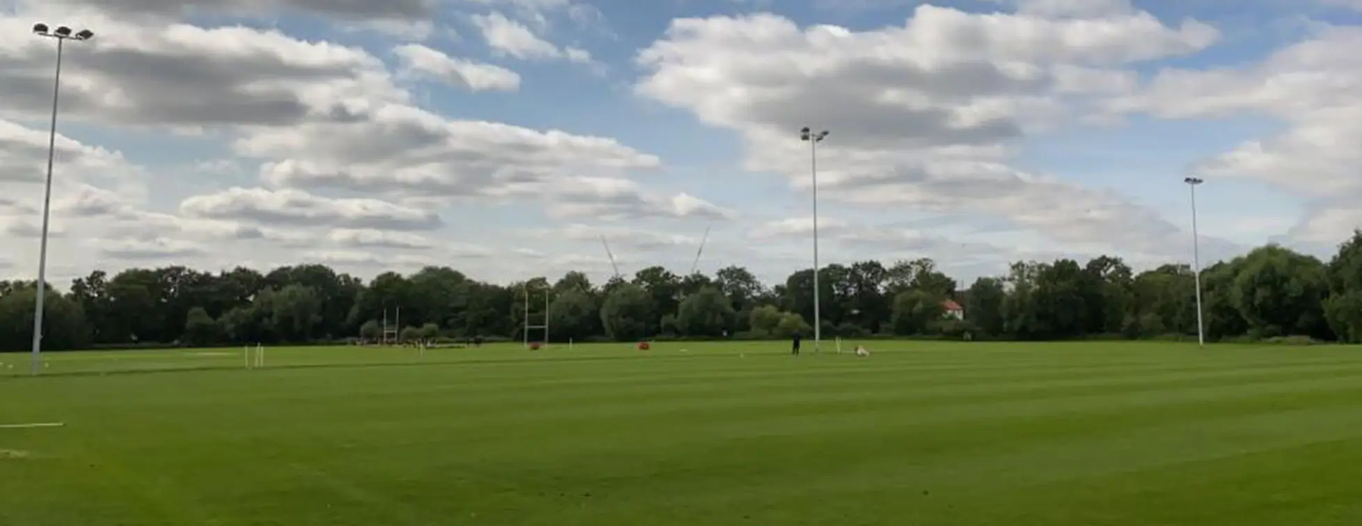 Football Field in Melbourne Australia Banner