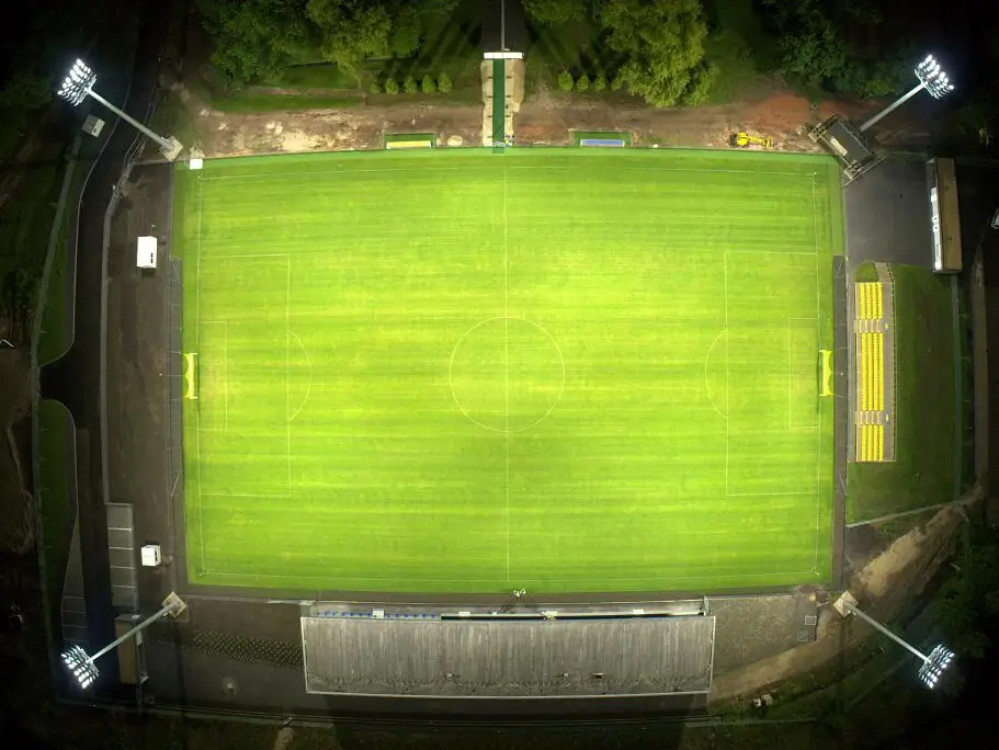 Football field in Budapest Hungary 01