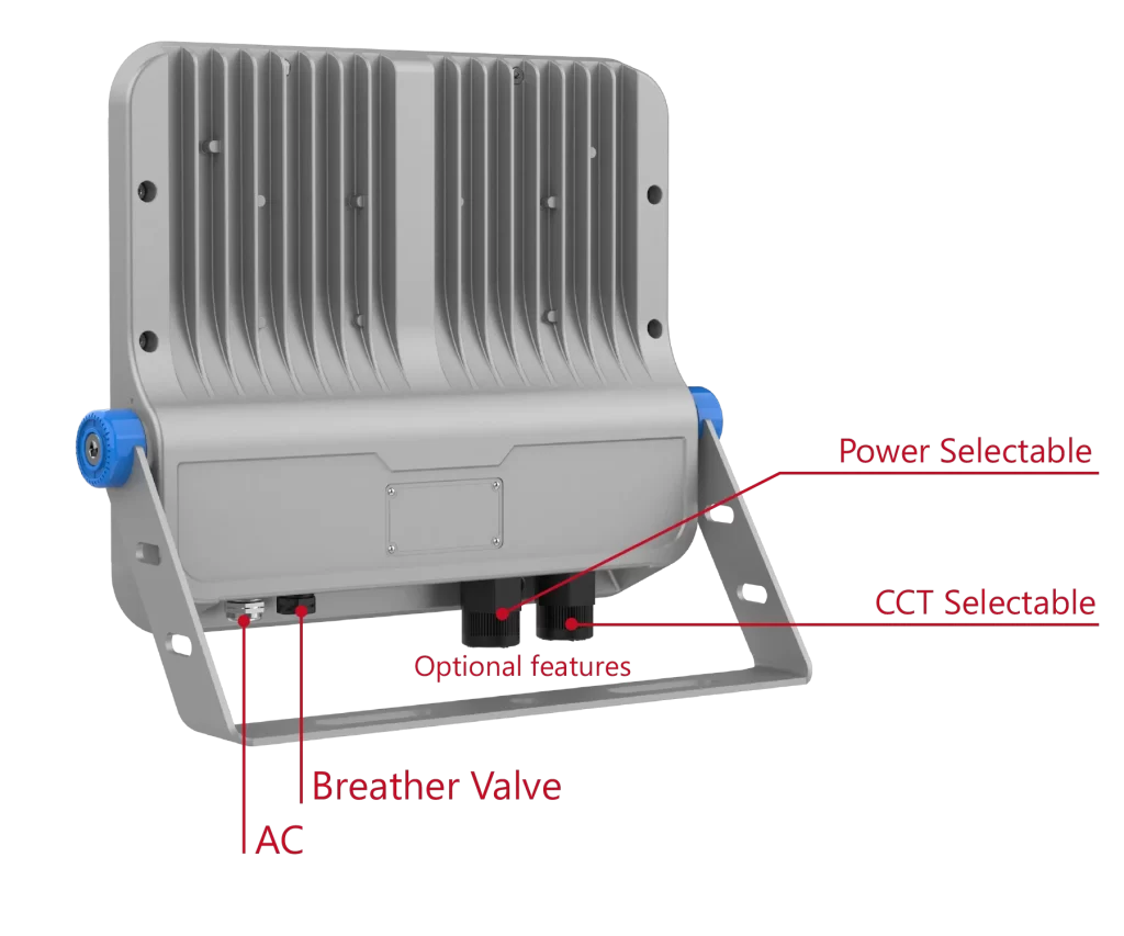 T22-led flood light cct and power tunable