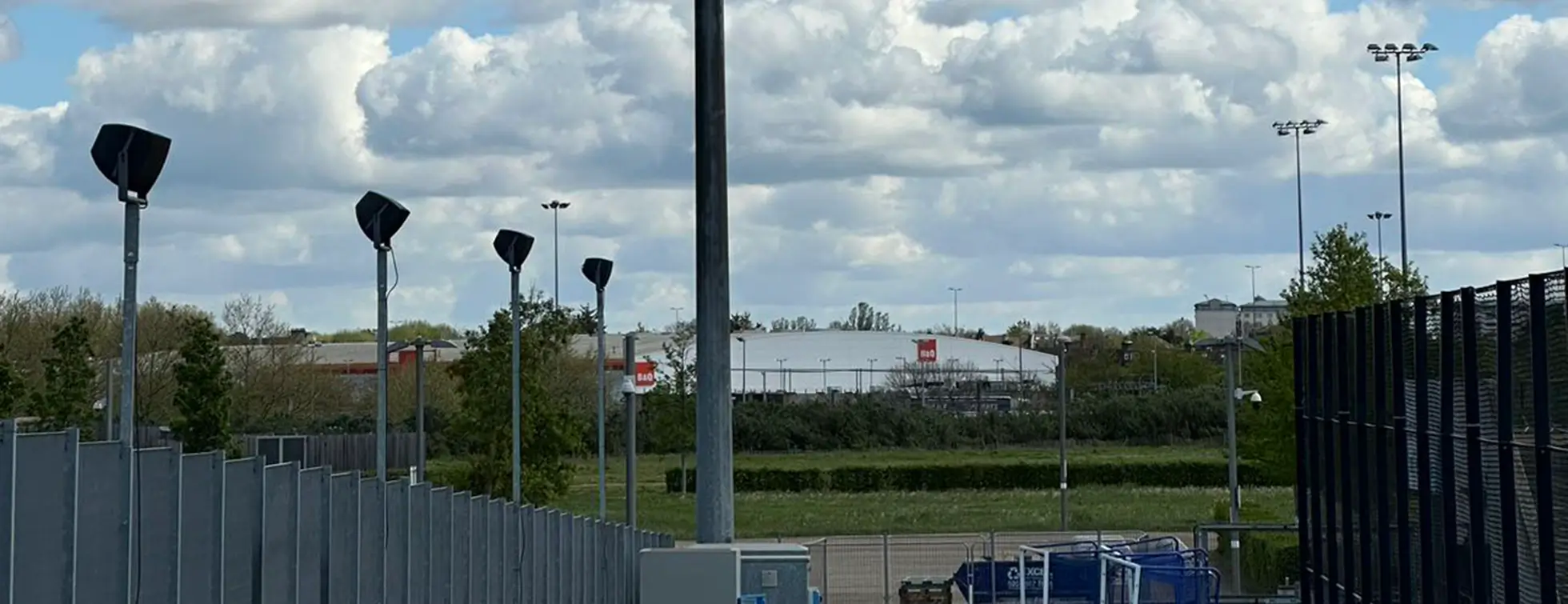 London-Football Field Banner