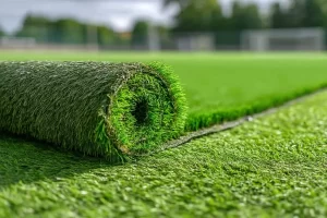 artificial turf construction for sports fields