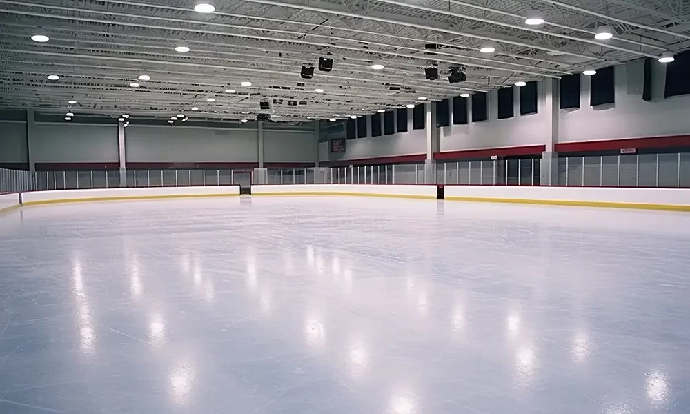 Ice skating arena